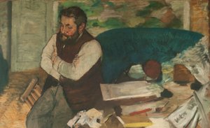 Portrait de Diego Martelli, 1879 - Edgar Degas