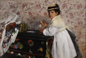 Portrait de Mlle. Hortense Valpinçon - Edgar Degas