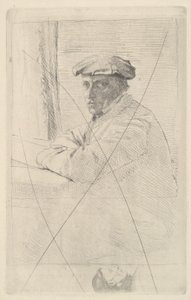 Portrait du graveur Joseph Tourny, 1857 - Edgar Degas