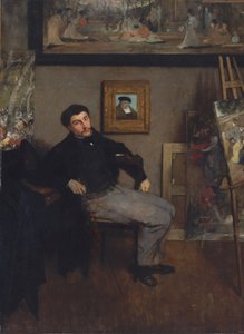 Portrait du peintre Tissot - Edgar Degas