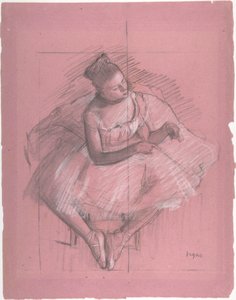 Danseuse assise