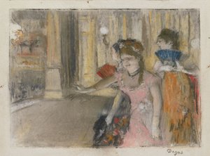 Les chanteurs sur scène - Edgar Degas