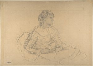 Étude pour « Madame Théodore Gobillard » (Yves Morisot) - Edgar Degas