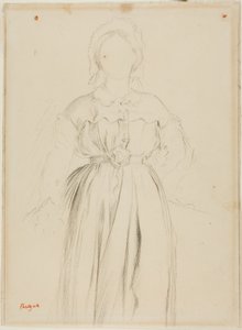 Étude pour un portrait de Marguerite de Gas - Edgar Degas