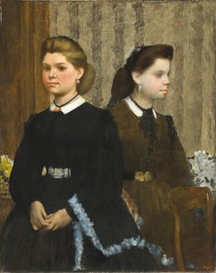 Les sœurs Bellelli (Giovanna et Giuliana Bellelli) - Edgar Degas