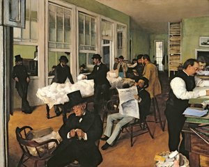La Bourse du coton, La Nouvelle-Orléans - Edgar Degas