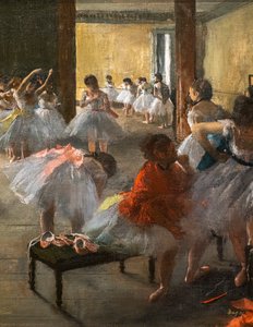 La classe de danse (détail) - Edgar Degas