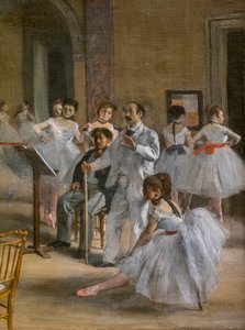 La leçon de danse (détail) - Edgar Degas