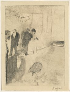 La salle verte, vers 1876-1877 - Edgar Degas