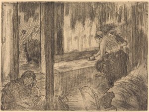 Les blanchisseuses - Edgar Degas