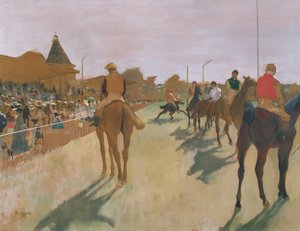 La Parade, ou Chevaux de course devant les tribunes, c.1866-68 - Edgar Degas
