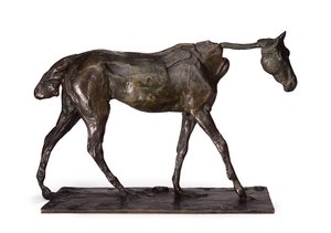 Cheval de pur sang marchant au pas - Edgar Degas