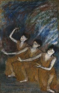 Trois danseurs, c.1895-98 - Edgar Degas