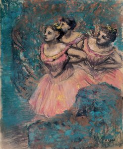 Trois danseuses en rouge