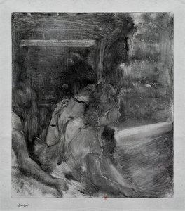 Au théâtre. Vers 1878. - Edgar Degas