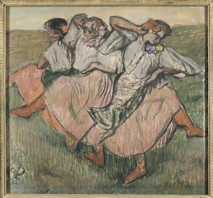 Trois danseuses russes - Edgar Degas