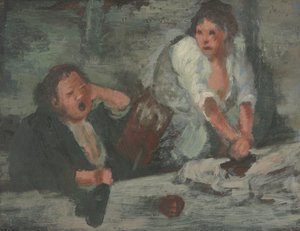 Les lavandières - Edgar Degas