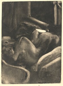 Femme lisant - Edgar Degas