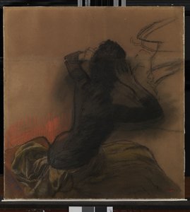 Femme ajustant ses cheveux, vers 1884 - Edgar Degas