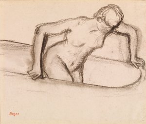 Femme dans la baignoire - Edgar Degas
