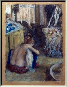 Femme accroupie - Edgar Degas