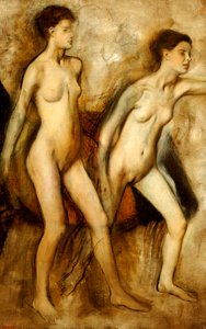 Jeunes filles spartiates provoquant les garçons - Edgar Degas