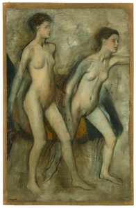 Jeunes filles spartiates provoquant des garçons - Edgar Degas