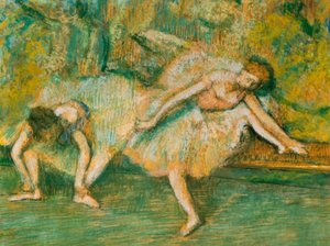 Deux danseuses sur un banc