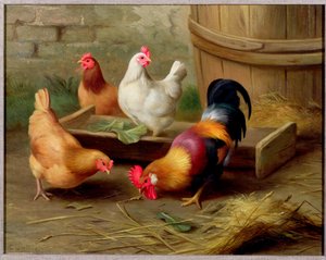 Scène de ferme - Edgar Hunt