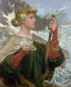 Edelweiss (huile sur panneau)