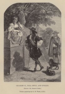 Charles II, Nell Gwyn et Evelyn, St James