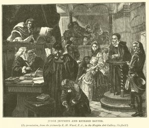 Le juge Jeffreys et Richard Baxter - Edgar Melville Ward