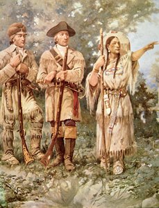 Lewis et Clark avec Sacagawea (détail)