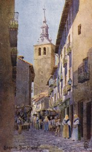 Espagne du Nord : Ségovie, église de San Miguel - Edgar T. A. Wigram