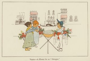 Venise, une fleur pour une pieuvre