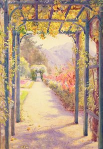 Une pergola italienne - Edith Helena Adie