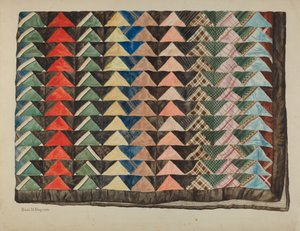 Courtepointe patchwork - Edith Magnette