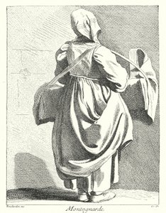 Femme des montagnes - Edmé (after) Bouchardon