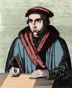 Portrait de Juan Luis Vives (1492-1540), humaniste et philosophe espagnol