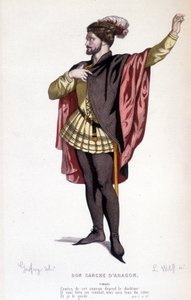 Le personnage de Carlos dans la comédie Don Sanche d