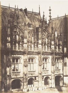 Fragment du Palais de Justice, Rouen, 1852-54 - Edmond Bacot