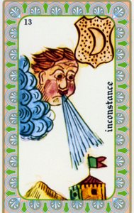 Tarot par magus Belline dessiné par Edmond Billaudot vers 1845 et donné au voyant Belline pour réédition : carte de l