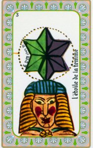 Tarot par le mage Belline dessiné par Edmond Billaudot vers 1845 et donné au voyant Belline pour réédition : carte de l