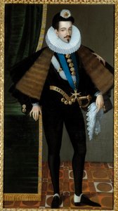 Portrait en pied de Henri III, roi de France - Edmond Castan