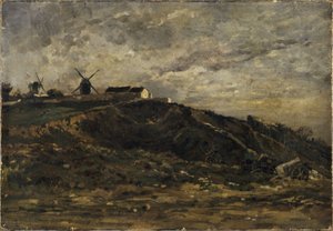 Les moulins de Montmartre; côté nord
