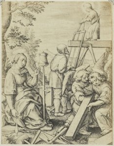 Reproduction photographique de la gravure Les scieurs de long - Edmond Fierlants