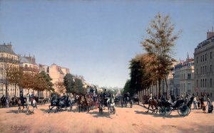 Vue des Champs-Élysées depuis la Place de l
