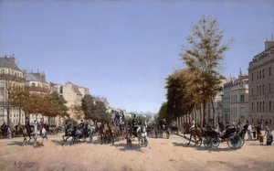 Vue des Champs-Élysées depuis la Place de l
