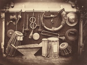 Nature morte aux instruments de musique,v. 1863 (photo) - Edmond Lebel