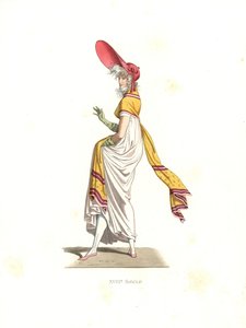 Femme à la mode Merveilleuse, France - Edmond Lechevallier Chevignard